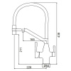 Kombi slavina FRAP F4397-5 
