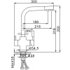 Kombi slavina FRAP F4352-22