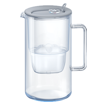Stakleni bokal Aquaphor (sivi)